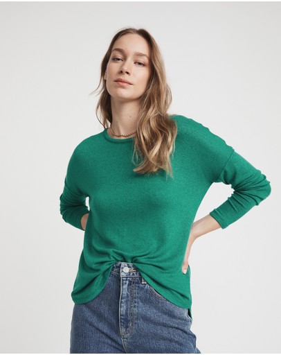 Witchery Drop Shoulder Long Sleeve