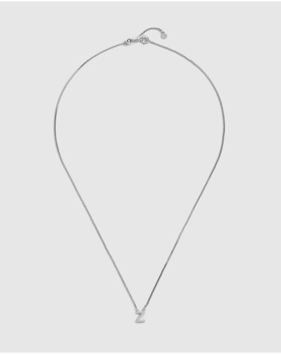 Witchery Sterling Silver Initial Necklace