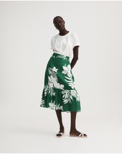 Witchery Cotton Tuck Detail Tee