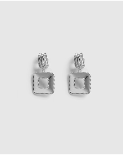 Witchery Twist Metal Drop Earring