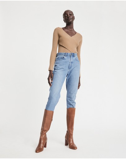 Witchery Wrap Front Knit