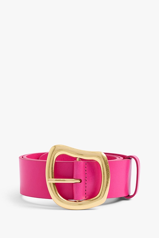 Organic Waist Belt - Dahlia Pink