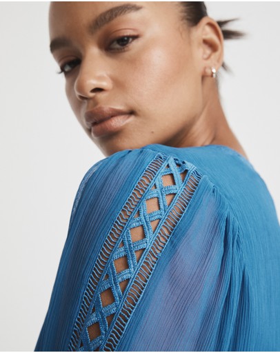 Witchery Trim Insert Maxi Dress