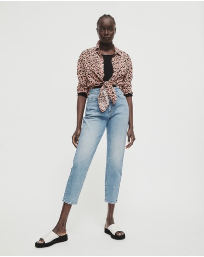 Witchery Rib Long Sleeve Crew Neck