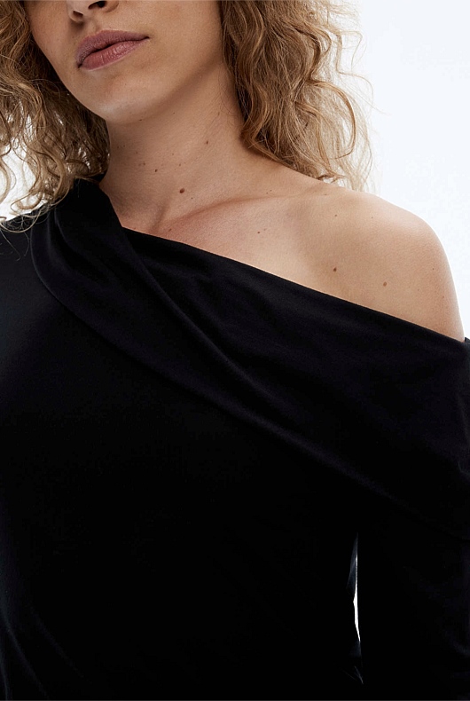 Off Shoulder Top - Black