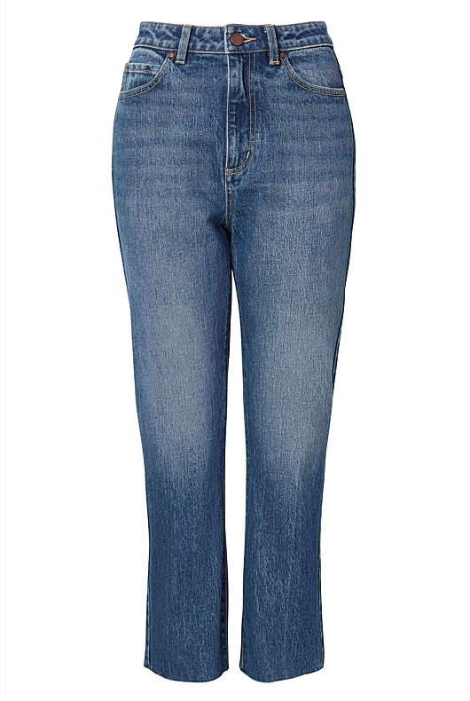 7/8 Straight Jean - Indigo