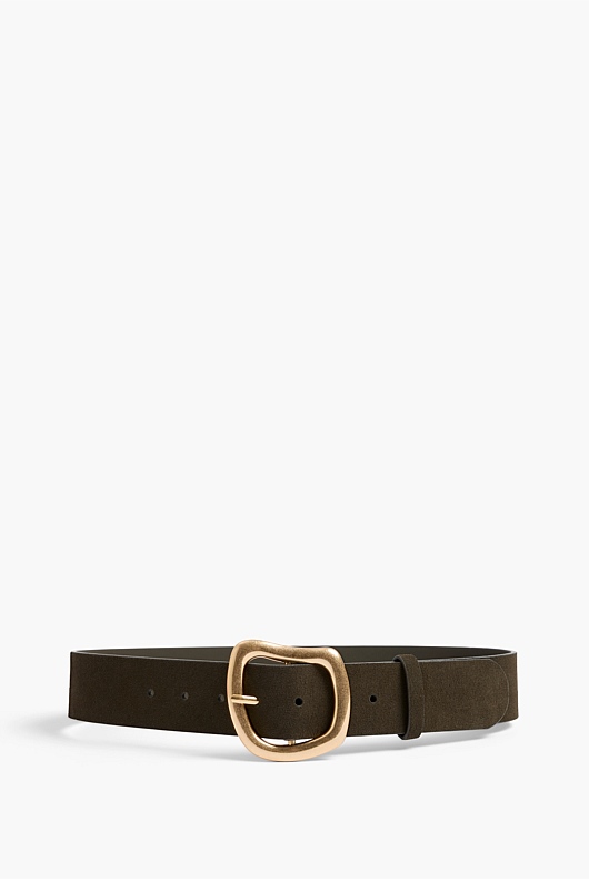 Suede Organic Waist Belt - Jungle