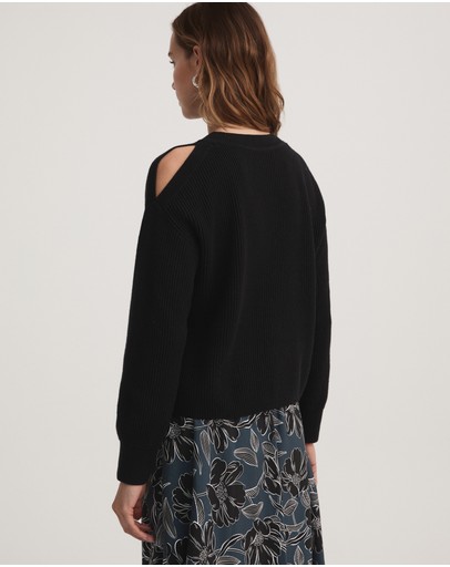 Witchery Split Shoulder Knit