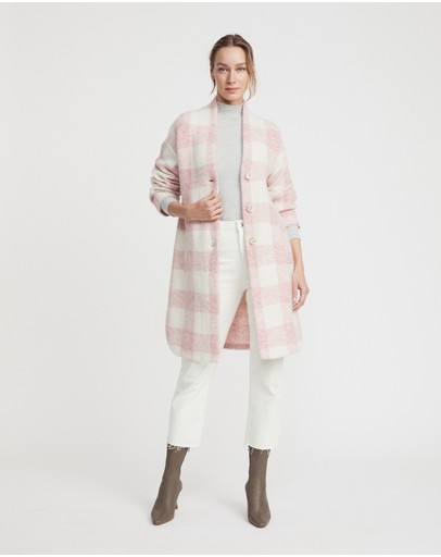 Witchery Check Knit Shacket