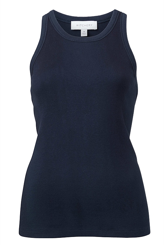 Racer Rib Tank - Regatta Blue