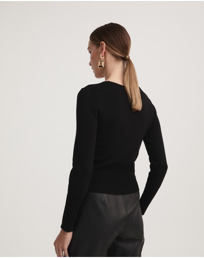 Witchery Knit Button Cardigan