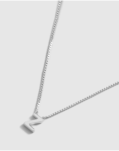 Witchery Sterling Silver Initial Necklace