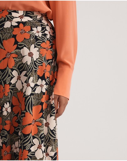 Witchery Tribal Floral Slip Skirt