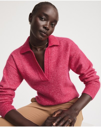 Witchery Henley Lofty Knit