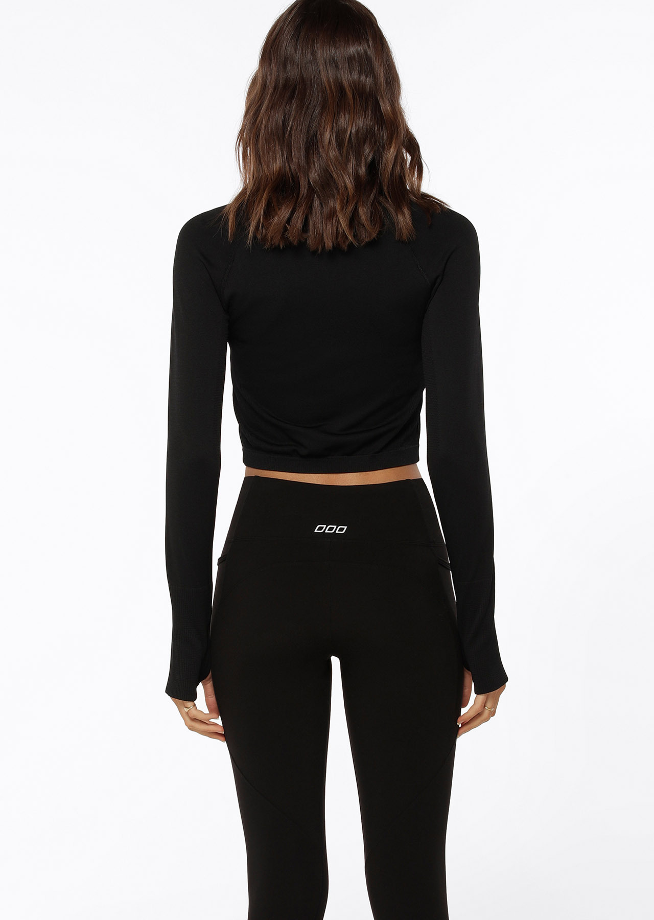 Lorna Jane Dynamic Seamless Cropped Long Sleeve Top