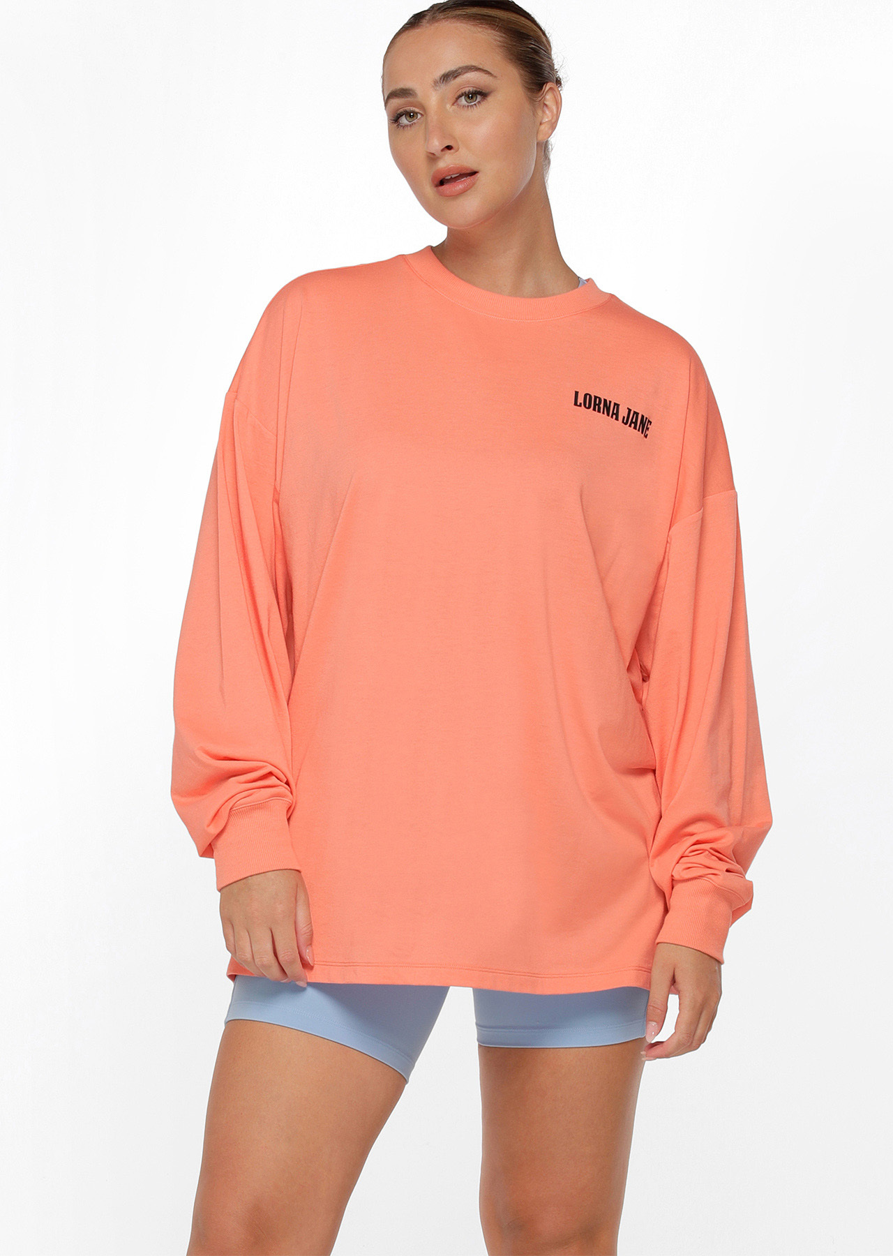 Lorna Jane Too Blessed Oversized Long Sleeve Top