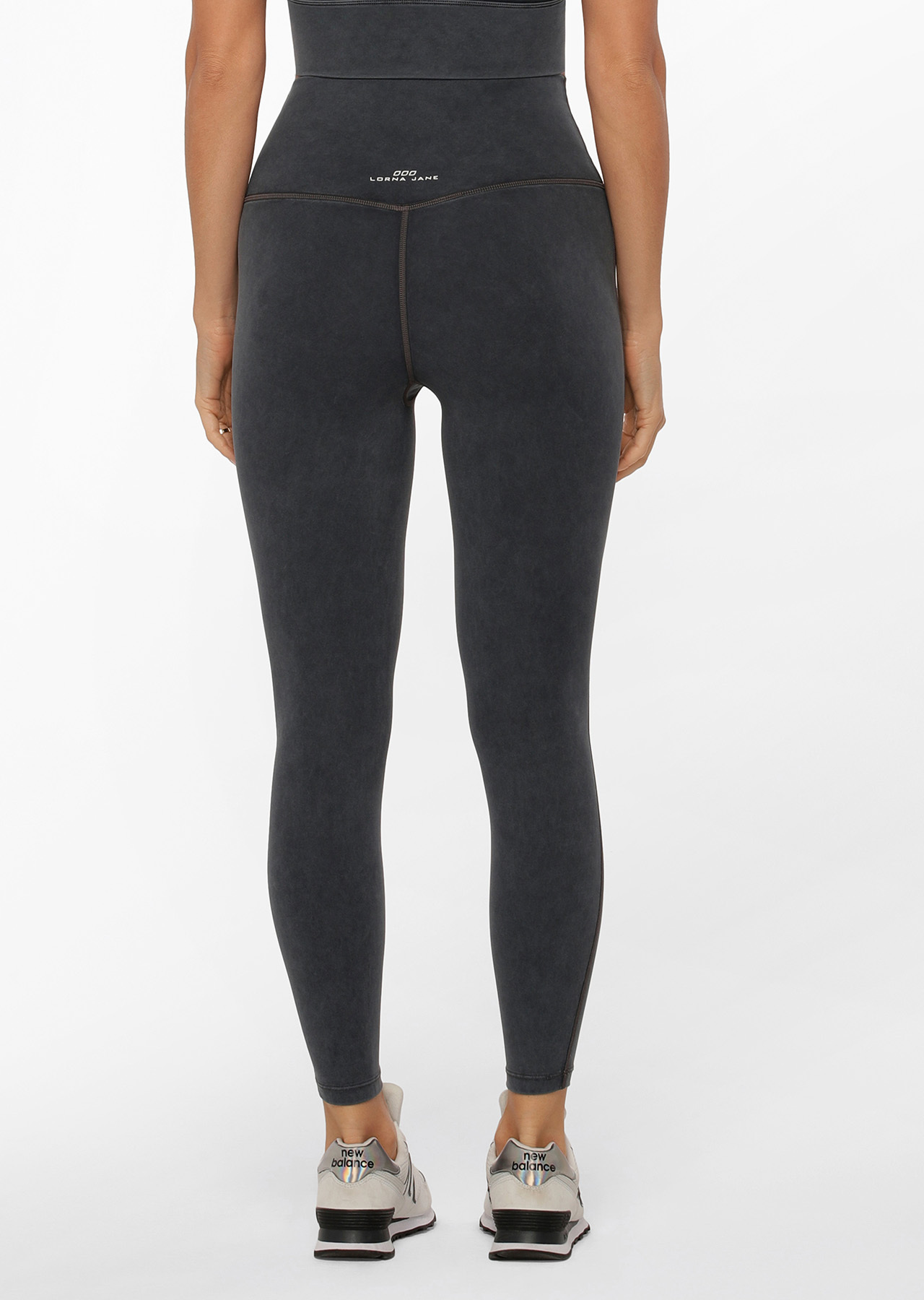 Lorna Jane Hi-Fold Lotus No Chafe Ankle Biter Leggings