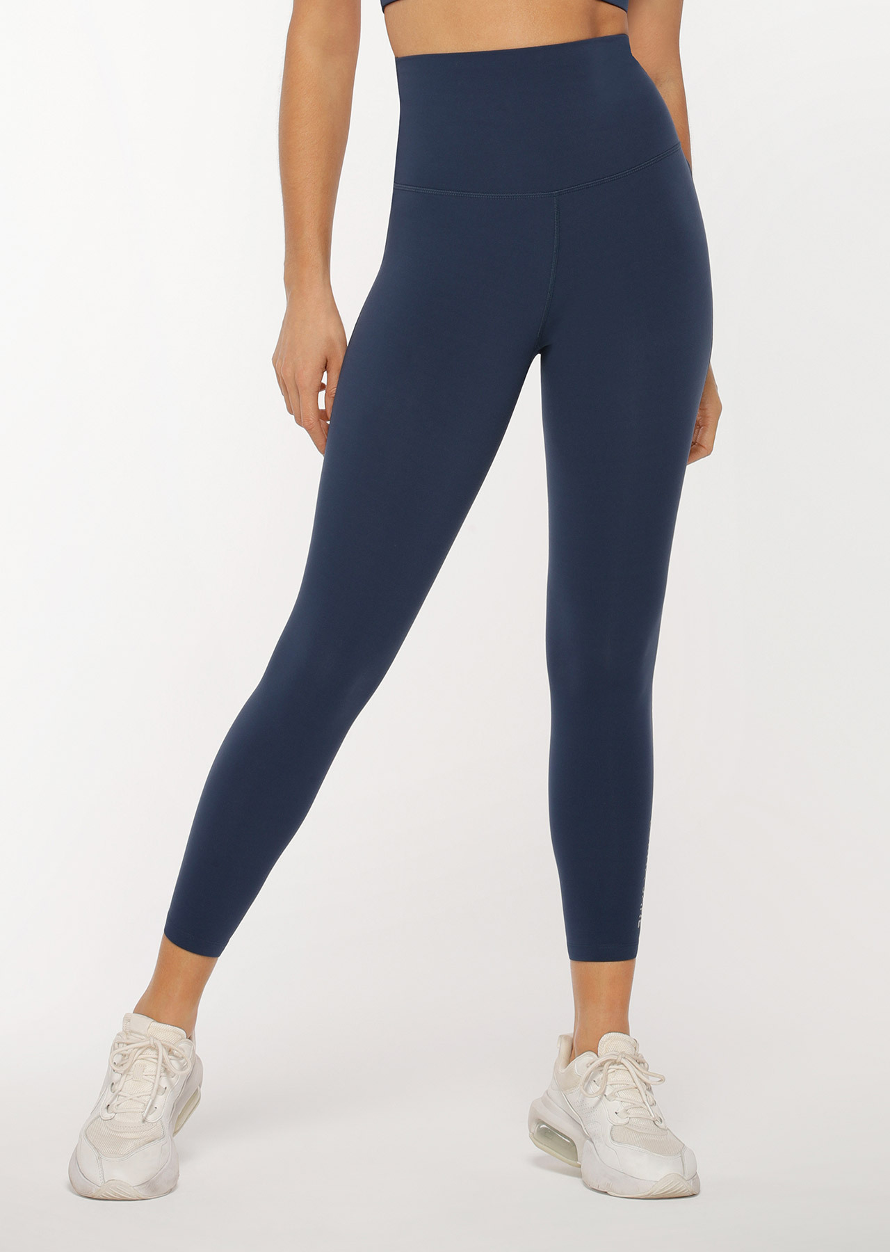 Lorna Jane Hi-Fold Lotus No Chafe Ankle Biter Leggings