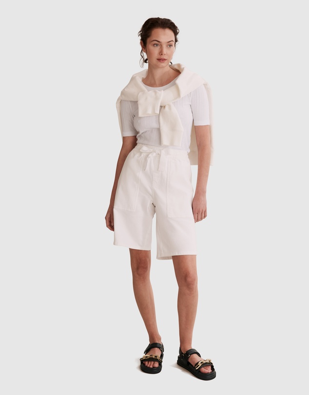 Country Road Short Sleeve Self Stripe T-Shirt