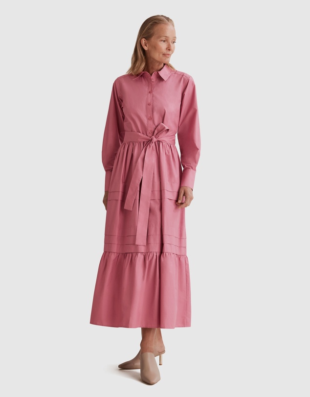 Country Road Panelled Shirt Dress