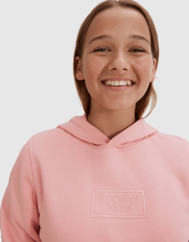 Country Road Teen Verified Australian Cotton Logo Hooded Sweat