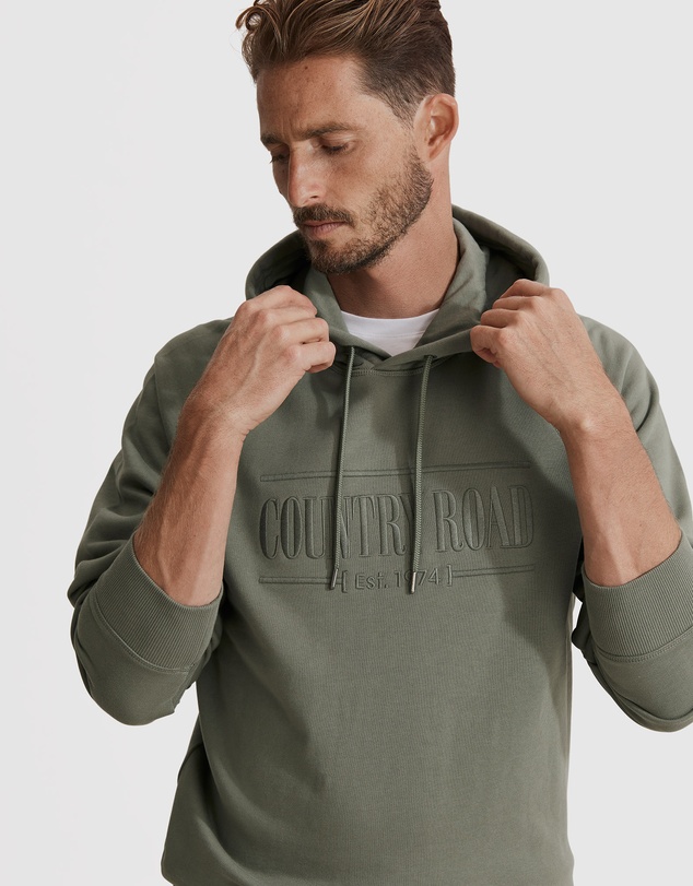 Country Road Verified Australian Cotton Heritage Hooded Sweat