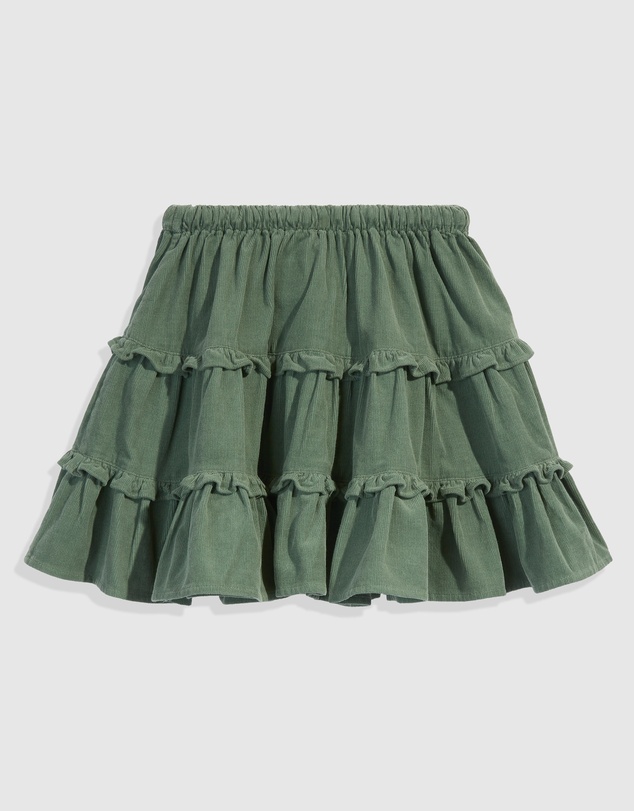 Country Road Tiered Cord Skirt