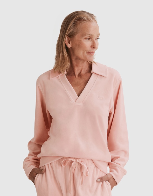 Country Road Velour Lounge Pullover