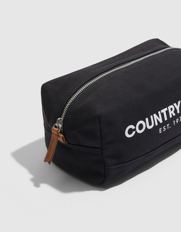 Country Road Organically Grown Cotton Modern Logo Wash Bag