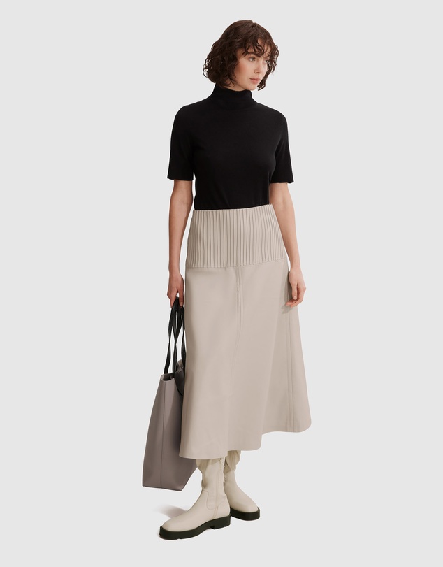 Country Road Panelled A-line Skirt