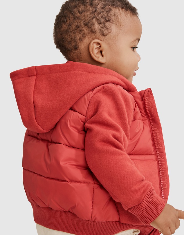 Country Road Puffer Sweat Jacket