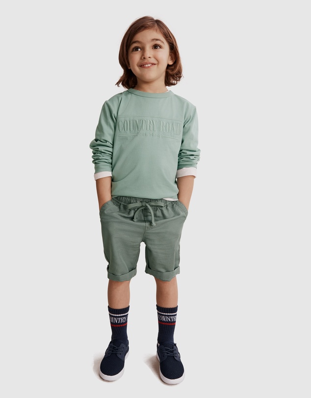 Country Road Drawcord Linen Short