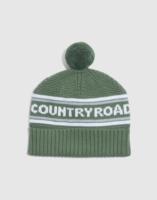 Country Road Logo Knit Beanie