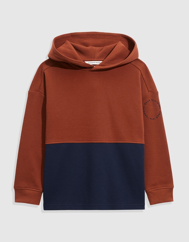 Country Road Organically Grown Cotton Logo Hood T-Shirt