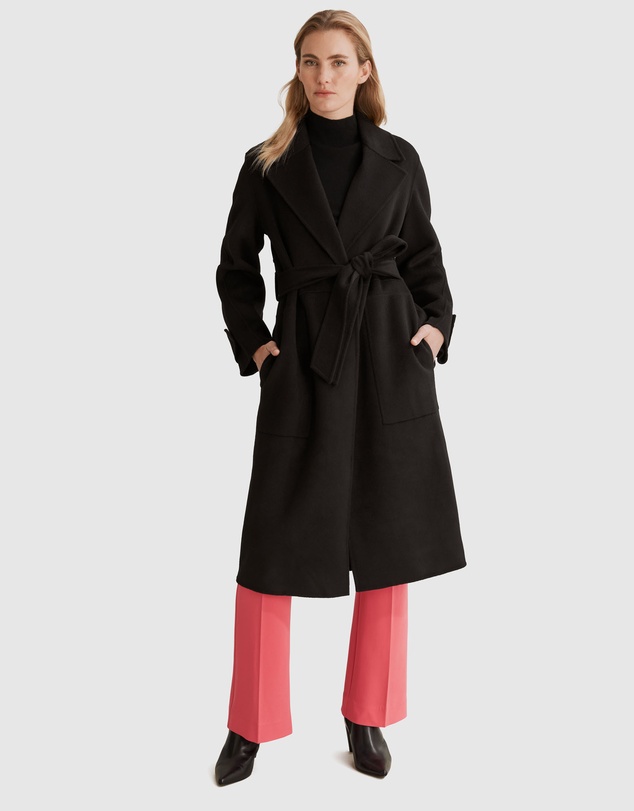 Country Road Belted Soft Coat