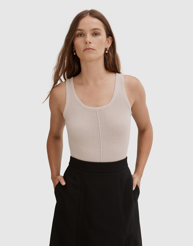 Country Road Australian Merino Wool Silk Tank