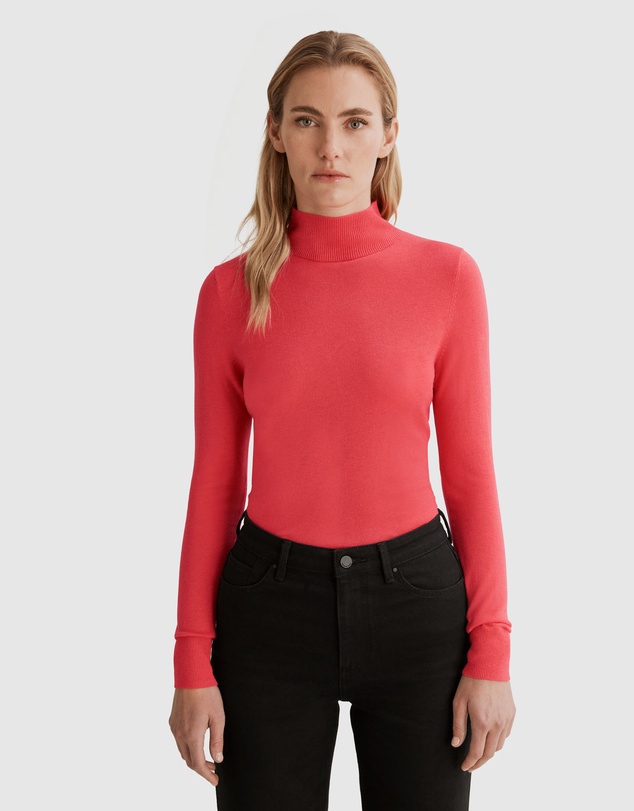 Country Road Australian Merino Wool Silk Long Sleeve Knit