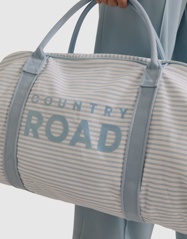 Country Road Flocked Stripe Tote