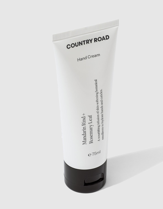 Country Road Mandarin Rind + Rosemary Leaf Hand Cream 75ml
