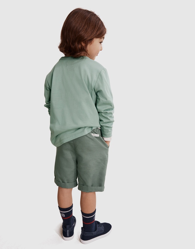 Country Road Drawcord Linen Short