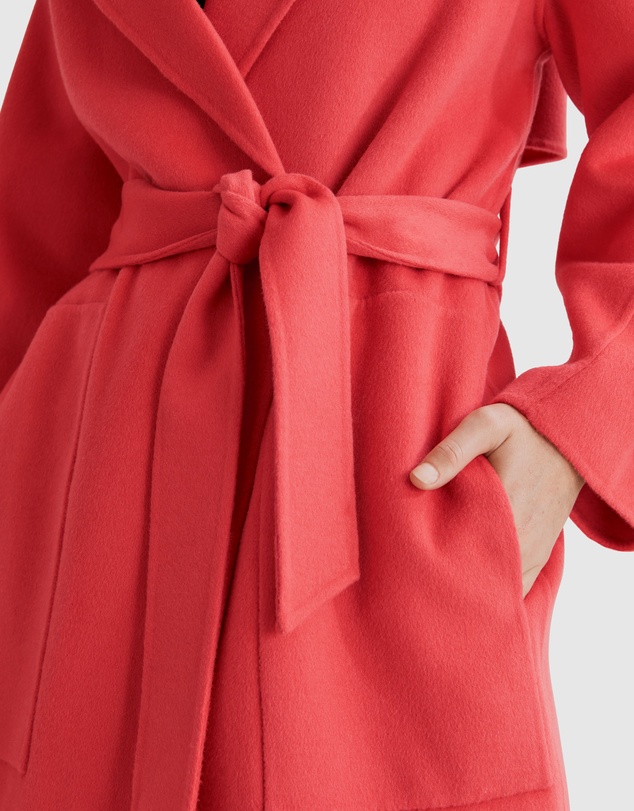 Country Road Belted Soft Coat