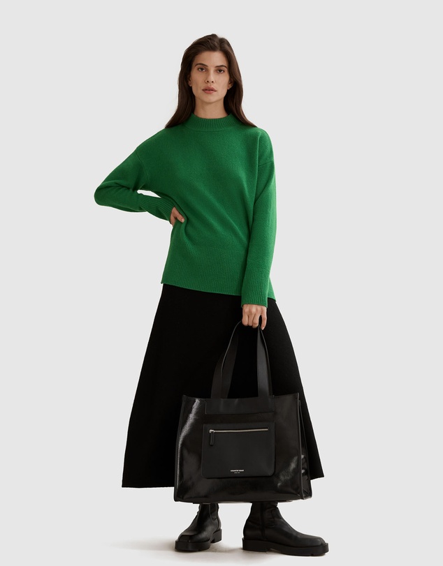 Country Road Australian Merino Wool Rib Detail Pullover