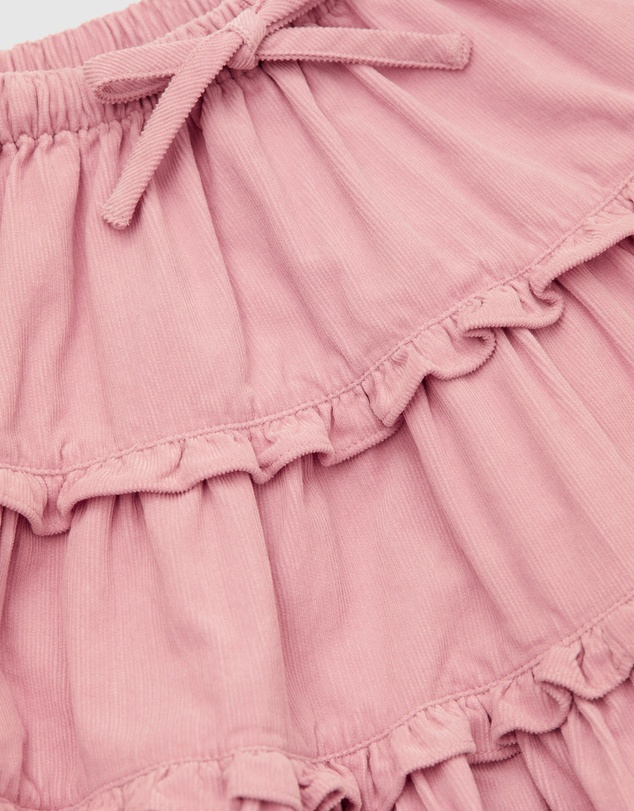 Country Road Tiered Cord Skirt