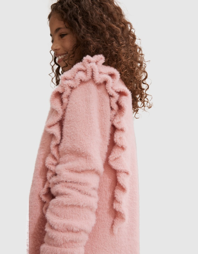 Country Road Frill Knit Cardigan