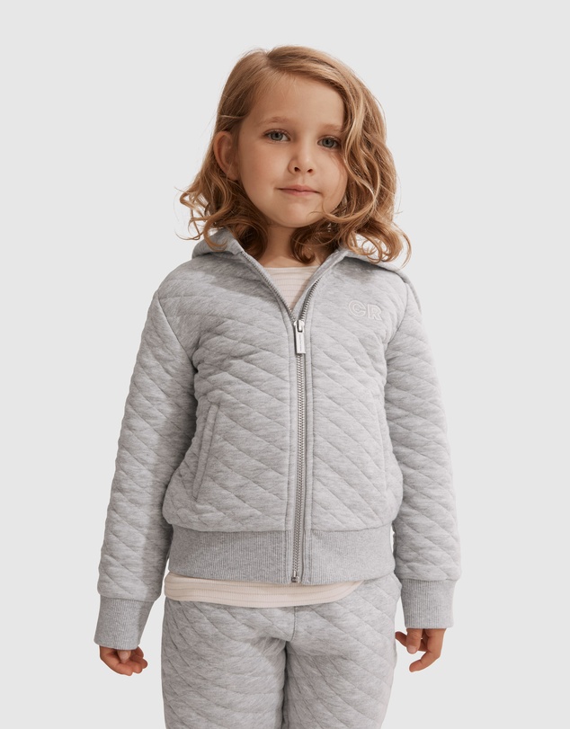 Country Road Australian Cotton Quilted Hooded Sweat