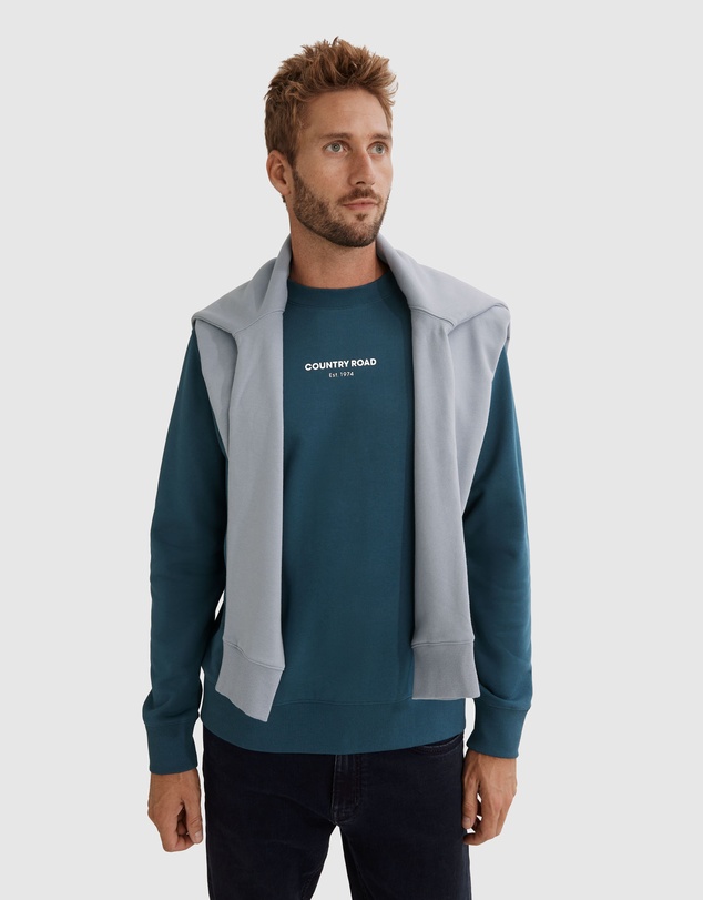 Country Road Australian Cotton Logo Sweat