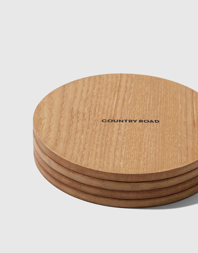 Country Road Wali Coaster Pack Of 4