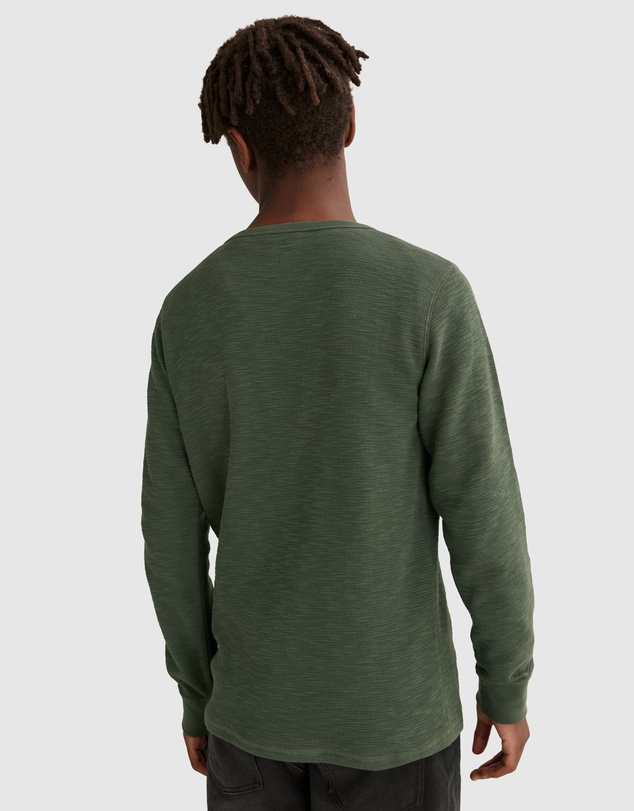 Country Road Teen Textured Long Sleeve Crew T-Shirt