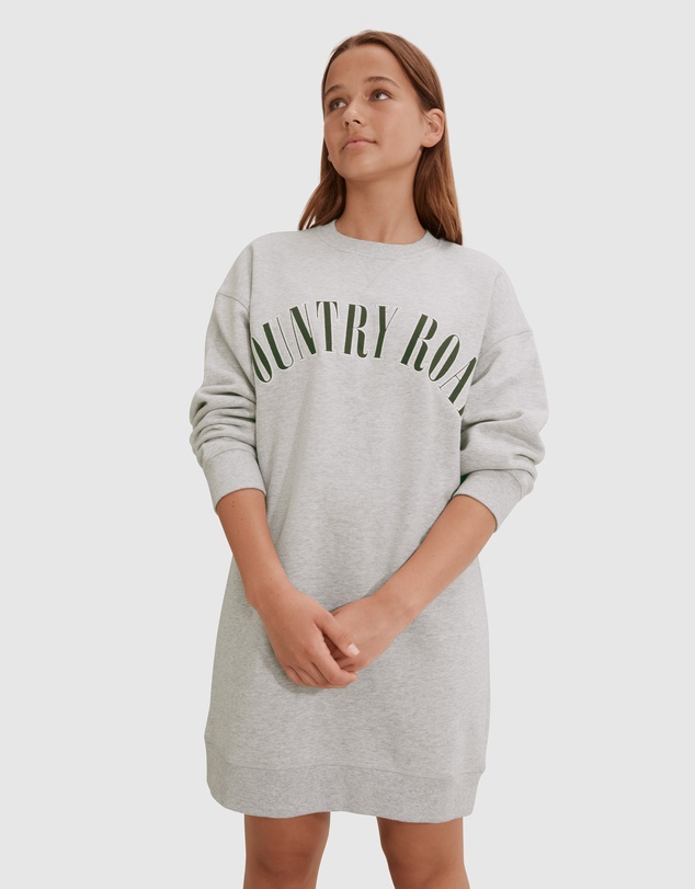 Country Road Teen Recycled Cotton Heritage Sweat Dress