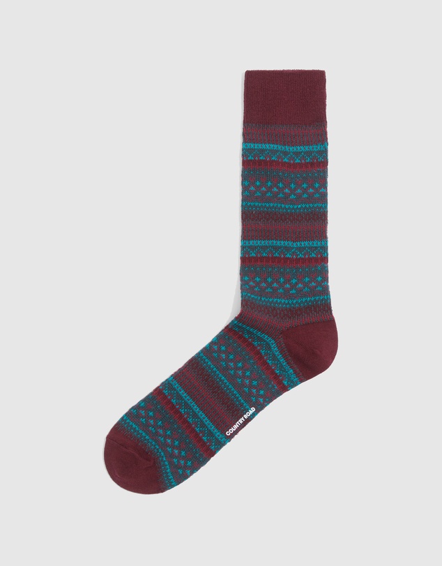 Country Road Fairisle Sock